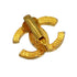 VINTAGE CHANEL EARRINGS COCOMARK RHINESTONE GOLD ACCESSORY 90322026