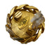 VINTAGE CHANEL EARRINGS COCOMARK RHINESTONE ROUND GOLD ACCESSORY 23 90330682