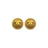 VINTAGE CHANEL EARRINGS COCOMARK ROUND ACCESSORY 90325269