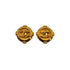 VINTAGE CHANEL EARRINGS COCOMARK ROUND ACCESSORY 90332594