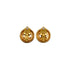 VINTAGE CHANEL EARRINGS COCOMARK ROUND ACCESSORY 90334174