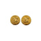 VINTAGE CHANEL EARRINGS COCOMARK ROUND ACCESSORY 90334175