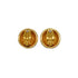 VINTAGE CHANEL EARRINGS COCOMARK ROUND ACCESSORY 90334175