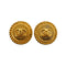 VINTAGE CHANEL EARRINGS COCOMARK ROUND ACCESSORY 90334887