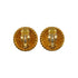 VINTAGE CHANEL EARRINGS COCOMARK ROUND ACCESSORY 90334887