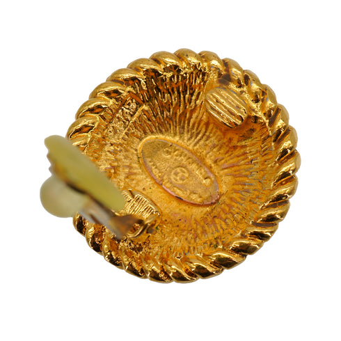 VINTAGE CHANEL EARRINGS COCOMARK ROUND ACCESSORY 90334887
