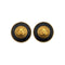 VINTAGE CHANEL EARRINGS COCOMARK ROUND ACCESSORY 93A 90326213