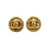 VINTAGE CHANEL EARRINGS COCOMARK ROUND ACCESSORY 93P 90326217