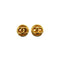 VINTAGE CHANEL EARRINGS COCOMARK ROUND ACCESSORY 93P 90335756