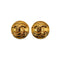 VINTAGE CHANEL EARRINGS COCOMARK ROUND ACCESSORY 94P 90331811