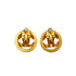 VINTAGE CHANEL EARRINGS COCOMARK ROUND ACCESSORY 94P 90348509