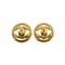 VINTAGE CHANEL EARRINGS COCOMARK ROUND ACCESSORY 94P 90330694