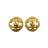 VINTAGE CHANEL EARRINGS COCOMARK ROUND ACCESSORY 94P 90330694
