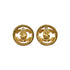 VINTAGE CHANEL EARRINGS COCOMARK ROUND ACCESSORY 94P 90330694