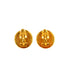VINTAGE CHANEL EARRINGS COCOMARK ROUND GOLD ACCESSORY 29 90347805