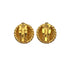 VINTAGE CHANEL EARRINGS COCOMARK ROUND GOLD ACCESSORY 90321023