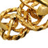 VINTAGE CHANEL EARRINGS COCOMARK ROUND GOLD ACCESSORY 90335009