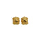 VINTAGE CHANEL EARRINGS COCOMARK ROUND GOLD ACCESSORY 90350569