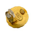 VINTAGE CHANEL EARRINGS COCOMARK ROUND GOLD ACCESSORY 93A 90327597