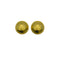 VINTAGE CHANEL EARRINGS COCOMARK ROUND GOLD ACCESSORY 94A 90319681