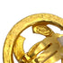 VINTAGE CHANEL EARRINGS COCOMARK ROUND GOLD ACCESSORY 94P 90328007