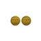 VINTAGE CHANEL EARRINGS COCOMARK ROUND GOLD ACCESSORY 94P 90338260