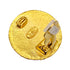 VINTAGE CHANEL EARRINGS COCOMARK ROUND GOLD ACCESSORY 97P 90322037