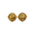 VINTAGE CHANEL EARRINGS COCOMARK ROUND GOLD ACCESSORY 90330695