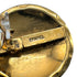 VINTAGE CHANEL EARRINGS COCOMARK ROUND MATELASSE ACCESSORY 90326879