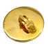 VINTAGE CHANEL EARRINGS COCOMARK ROUND RED GOLD ACCESSORY 90325622