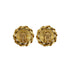 VINTAGE CHANEL EARRINGS COCOMARK ROUND RHINESTONE ACCESSORY 23 90330666