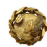 VINTAGE CHANEL EARRINGS COCOMARK ROUND RHINESTONE ACCESSORY 23 90330666