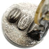 VINTAGE CHANEL EARRINGS COCOMARK ROUND SILVER BLACK ACCESSORY 96P 90337670