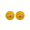 VINTAGE CHANEL EARRINGS COCOMARK ROUND YELLOW GOLD ACCESSORY 24 90335750