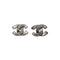 VINTAGE CHANEL EARRINGS COCOMARK SILVER ACCESSORY 99A 90335323