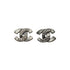 VINTAGE CHANEL EARRINGS COCOMARK SILVER ACCESSORY 99A 90335323