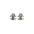 VINTAGE CHANEL EARRINGS COCOMARK LOGO SILVER ACCESSORY 99A 90335617
