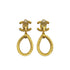 VINTAGE CHANEL EARRINGS COCOMARK SWING ACCESSORY 96P 90327608