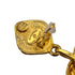 VINTAGE CHANEL EARRINGS COCOMARK SWING GOLD ACCESSORY 90323985