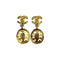 VINTAGE CHANEL EARRINGS COCOMARK SWING GOLD ACCESSORY 90325623