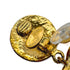 VINTAGE CHANEL EARRINGS COCOMARK SWING GOLD ACCESSORY 94P 90321128