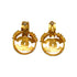 VINTAGE CHANEL EARRINGS COCOMARK SWING GOLD ACCESSORY 94P 90334485