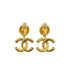 VINTAGE CHANEL EARRINGS COCOMARK SWING GOLD ACCESSORY 95A 90326612