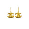 VINTAGE CHANEL EARRINGS COCOMARK SWING GOLD ACCESSORY 99A 90319675