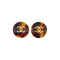 VINTAGE CHANEL EARRINGS COCOMARK TORTOISESHELL BROWN ACCESSORY 97P 90325783