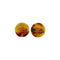 VINTAGE CHANEL EARRINGS COCOMARK TORTOISESHELL GOLD ACCESSORY 97P 90340526