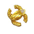 VINTAGE CHANEL EARRINGS COCOMARK GOLD ACCESSORY 93A 90325354