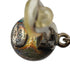 VINTAGE CHANEL EARRINGS COIN MOTIF COCOMARK SWING BLACK GOLD ACCESSORY 96A 90339129