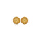 VINTAGE CHANEL EARRINGS COIN MOTIF ROUND ACCESSORY 95A 90337692