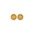 VINTAGE CHANEL EARRINGS COIN MOTIF ROUND ACCESSORY 95A 90337692